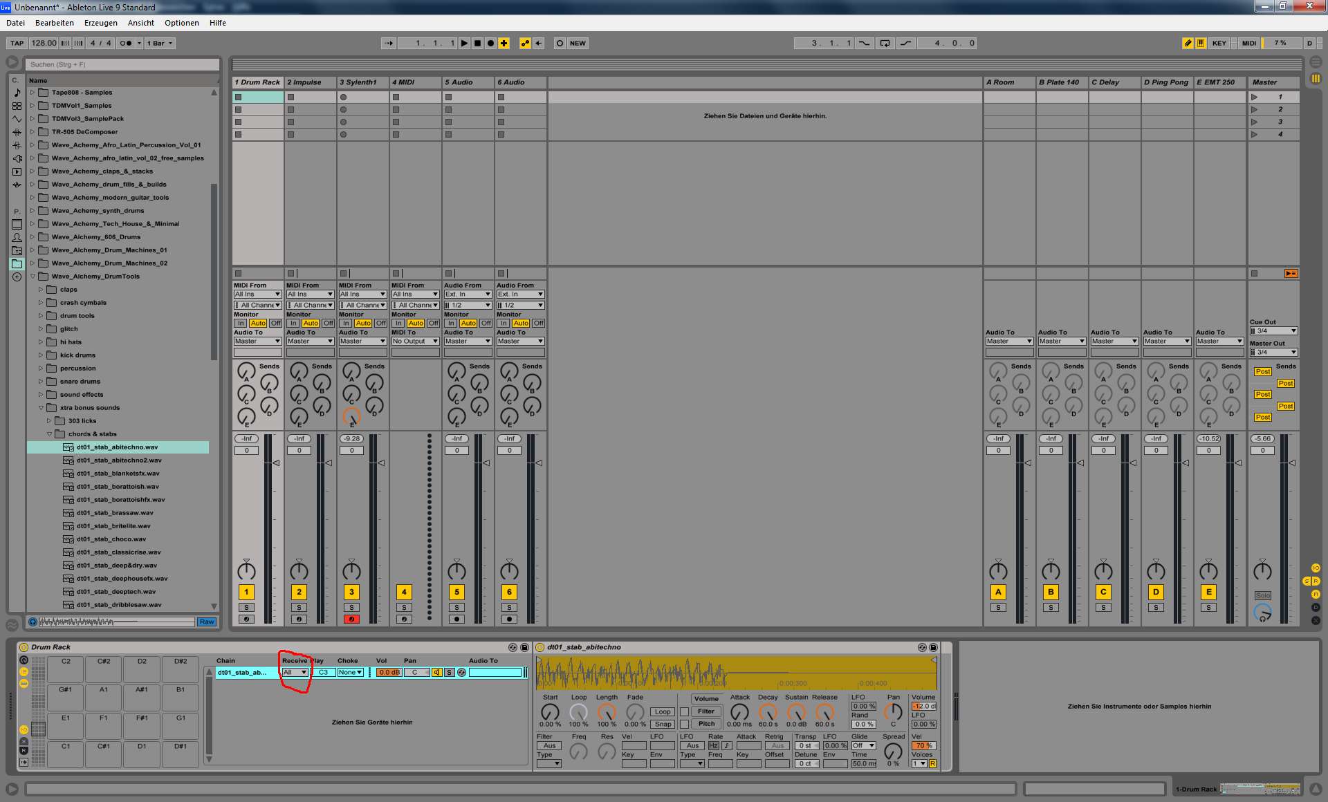 Changing notes of samples in drum racks Ableton Forum