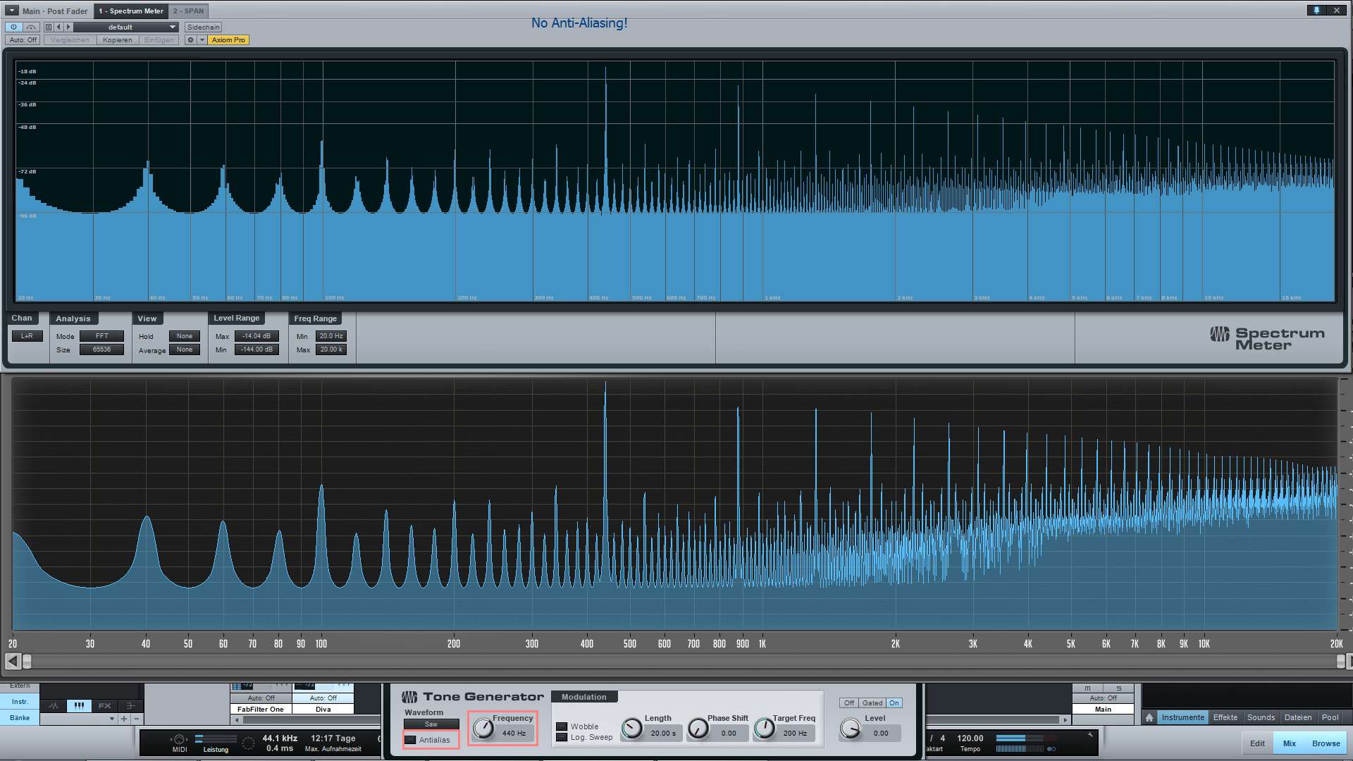Fragen zum AliasingEffekt Seite 2 RECORDING.de