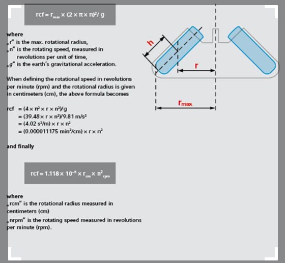 How to convert centrifuge speed values from xg to rpm and vice versa? ResearchGate